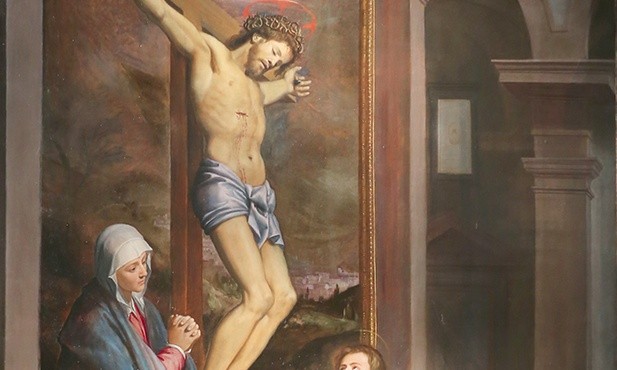 Santi di Tito, Wizja św. Tomasza z Akwinu, olej na desce, 1593, kościół San Marco, Florencja