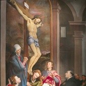 Santi di Tito, Wizja św. Tomasza z Akwinu, olej na desce, 1593, kościół San Marco, Florencja