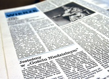 Pierwsza strona pierwszego wydania koszalińsko-kołobrzeskiej edycji tygodnika  z 6 lutego 1994 roku – jeszcze pod tytułem „Wierzę”.