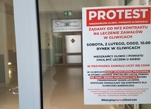 Gliwice protestują w sprawie kontraktu dla kardiologii