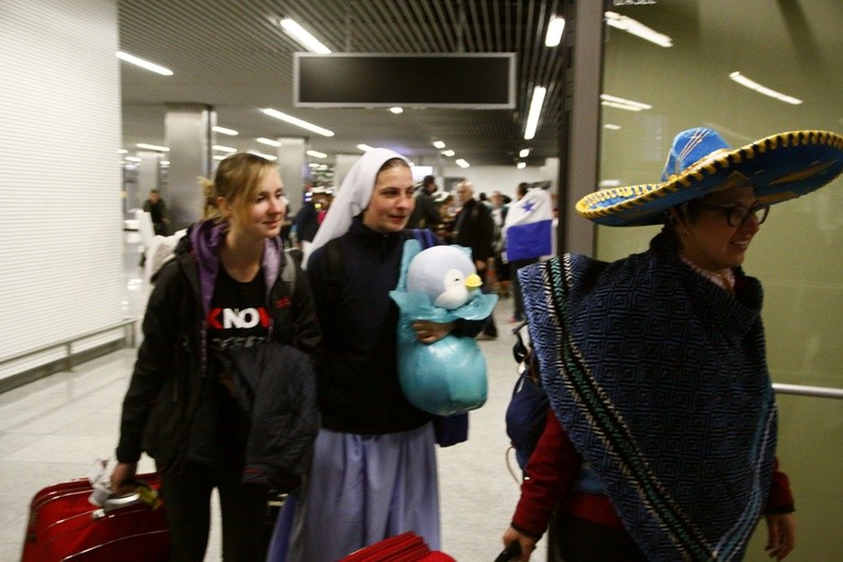 Powrót młodzieży z ŚDM w Panamie