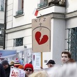 Protest w obronie gliwickiej kardiologii