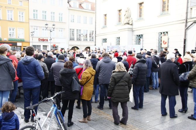 Protest w obronie gliwickiej kardiologii