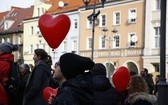 Protest w obronie gliwickiej kardiologii