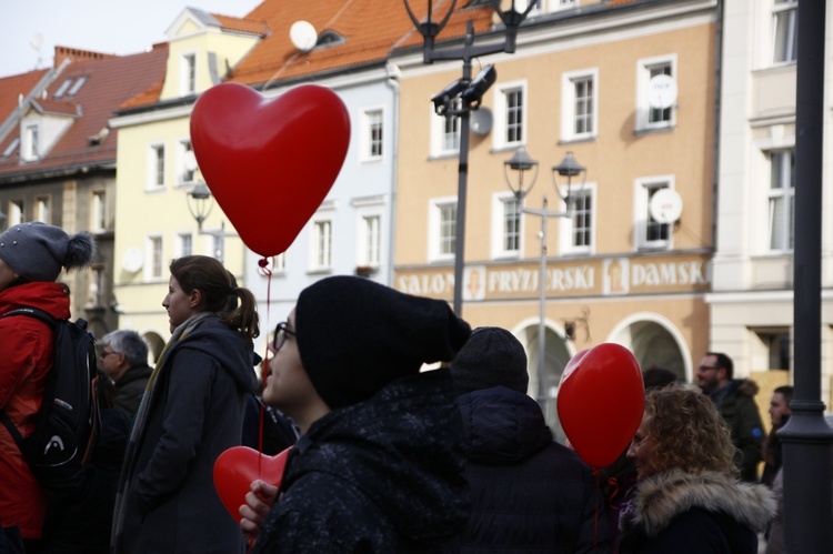 Protest w obronie gliwickiej kardiologii