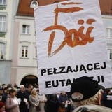 Protest w obronie gliwickiej kardiologii