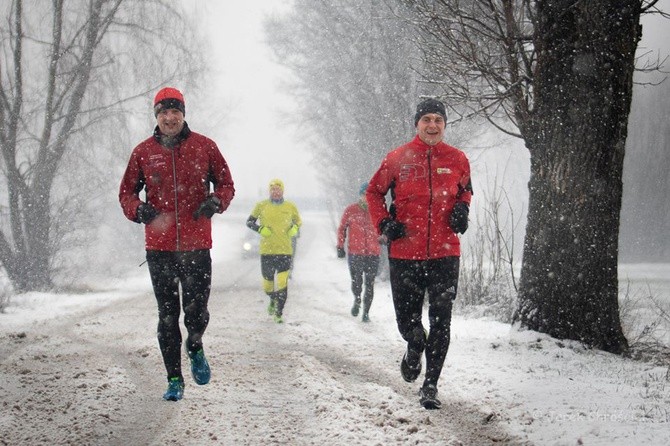 Trening przed "Biegiem do Pustego Grobu" w Nowej Soli