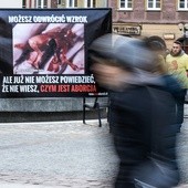 Antyaborcyjne billboardy zbyt drastyczne? Jeden sąd twierdzi że tak, inny - że nie