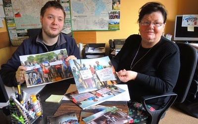 Maria Froncz i Jan Zacharejko zaangażowani w "Makulatury na misje - akcja Peru"