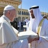Papież i szejk Mohammed bin Zayed Al Nahyan