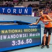 Nowy rekord Polski Lewandowskiego na 1500 m w Toruniu