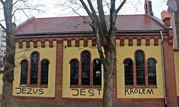 Wandale pomalowali kościół św. Jerzego we Wrocławiu