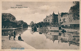 ▲	Stary port na kanale w Gliwicach, 1905 r. 