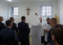 Poświęcenie kaplicy w bytomskim areszcie 
