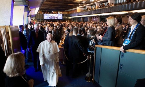 Papież Franciszek w siedzibie FAO