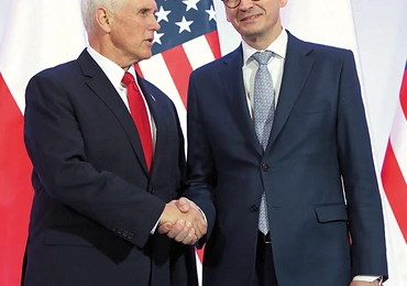 Wiceprezydent USA Mike Pence oraz premier RP Mateusz Morawiecki.