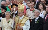 Biskup Alojzy Orszulik na swoim jubileuszu w Żorach