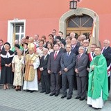 Biskup Alojzy Orszulik na swoim jubileuszu w Żorach