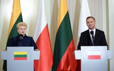 Prezydenci Polski i Litwy zgodnie w kwestii współpracy wojskowej, Nord Stream 2