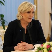 Marine Le Pen podczas spotkania z Władimirem Putinem w marcu 2017 r.