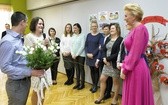 Agata Kornhauser-Duda u przedszkolaków w Wilamowicach
