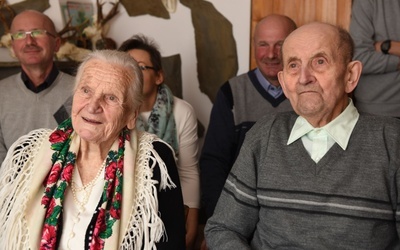 Zofia i Franciszek Wójciakowie są razem 73 lata