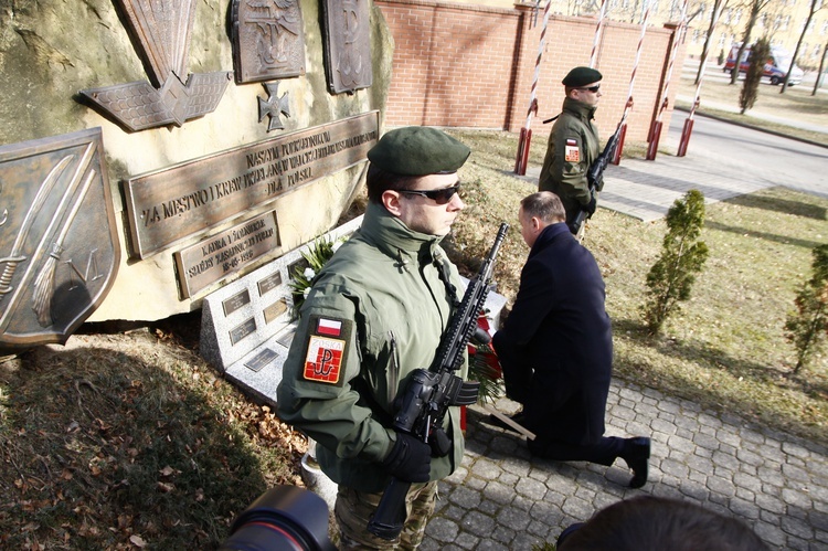 Prezydent u komandosów w Lublińcu