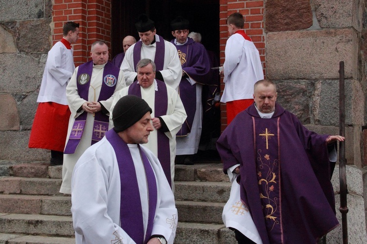 Uroczystości pogrzebowe ks. prał. Franciszka Cybuli