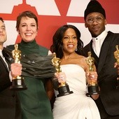 Aktorzy nagrodzeni Oscarami: (od lewej) Rami Malek, Olivia Colman, Regina King i Mahershala Ali.