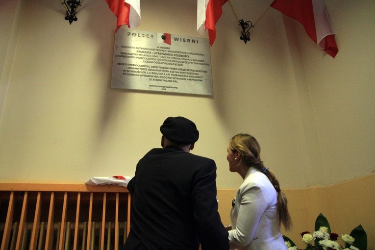 Upamiętnienie młodzieżowej organizacji antykomunistycznej w Paczkowie