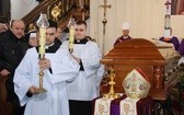 Uroczystości pogrzebowe śp. bp. A. Orszulika - cz.1