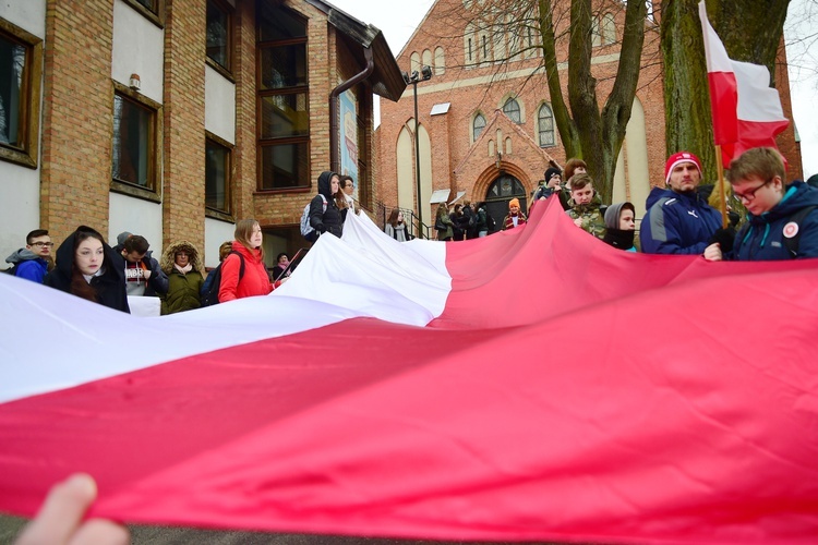 Marsz Pamięci Żołnierzy Niezłomnych w Ostródzie