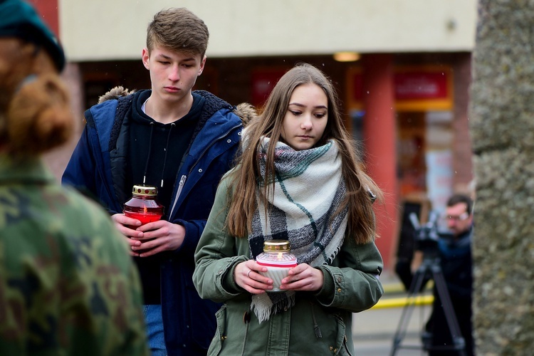 Marsz Pamięci Żołnierzy Niezłomnych w Ostródzie