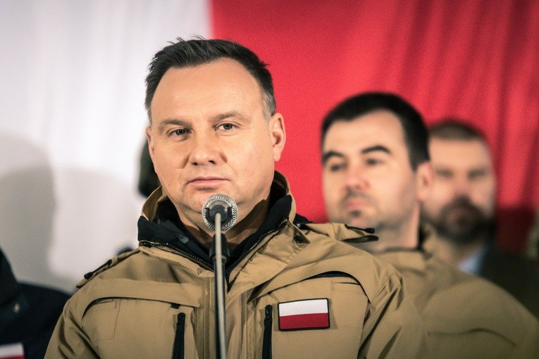 Prezydent Andrzej Duda w Żaganiu