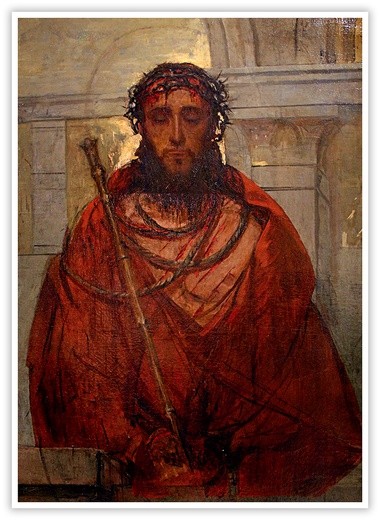 Adam Chmielowski (św. Brat Albert)Ecce Homo olej na płótnie 1879 sanktuarium Ecce Homo św. Brata Alberta, Kraków