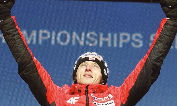 Dawid Kubacki zdobył złoty medal mistrzostw świata.
1.03.2019  Seefeld, Austria