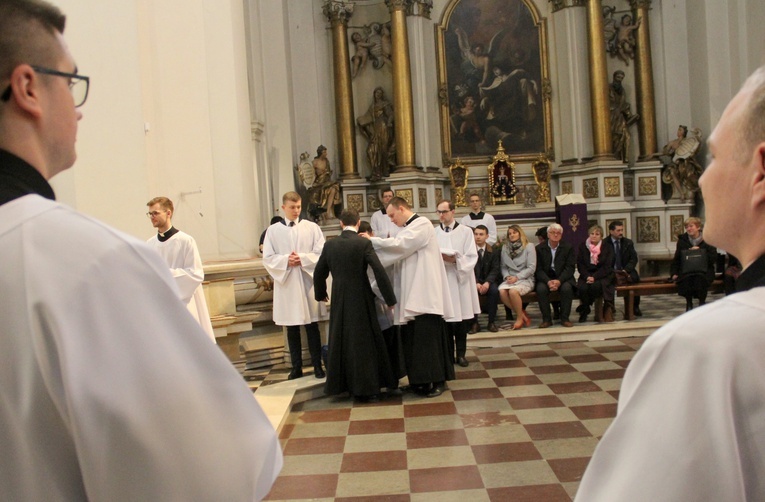 Obłóczyny w seminarium