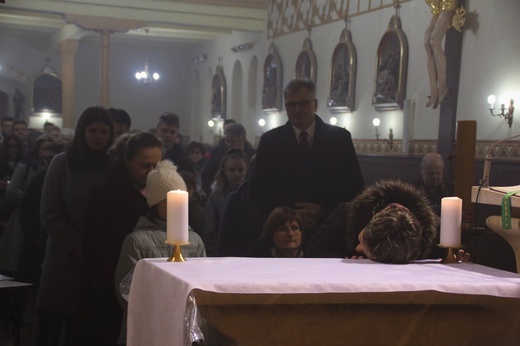 Poświęcenie ołtarza w Mokrem