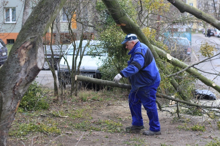 Wichura szalała nocą i wyrządzała szkody