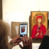 ▲	Są także ikony portretowe,  m.in. św. Marii Magdaleny.