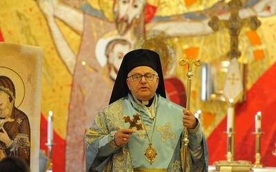 Abp Jean-Clément Jeanbart z Aleppo.