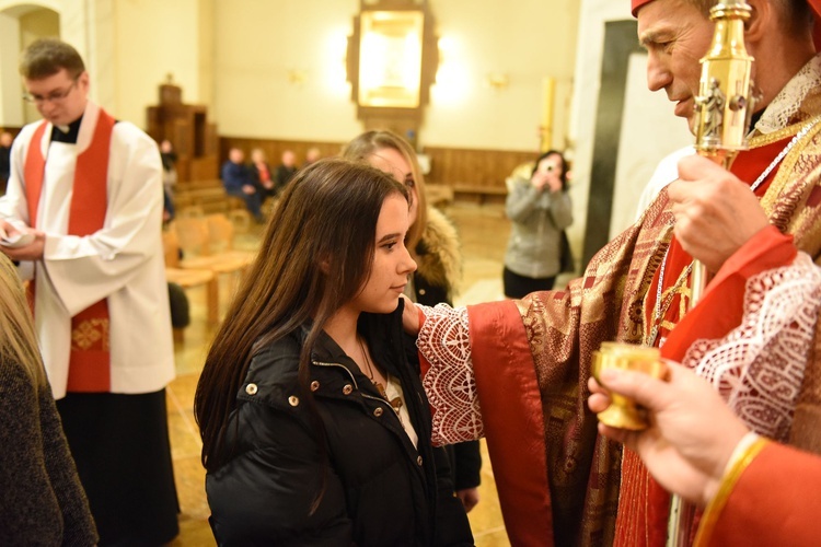 Bierzmowanie w kościele NSPJ w Tarnowie