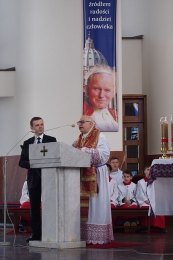 Abp Jean-Clément Jeanbart w parafii św. Brata Alberta