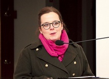 ▲	Katarzyna Liedtke wygłosiła konferencję o pragnieniach. 