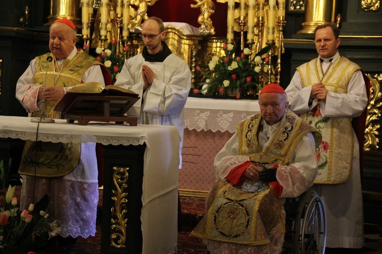 Odpust św. Józefa z dwoma kardynałami