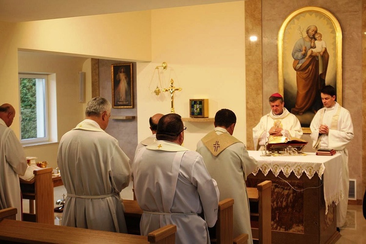 Poświęcenie Domu Duszpasterskiego św. Józefa w Andrychowie.