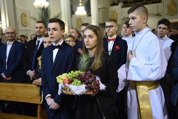 Bierzmowanie w par. Trójcy Przenajświętszej w Mielcu