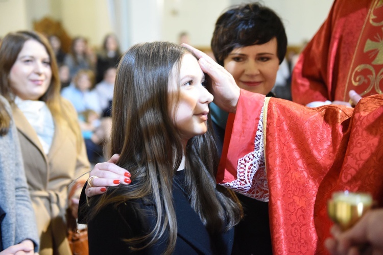 Bierzmowanie w par. Trójcy Przenajświętszej w Mielcu