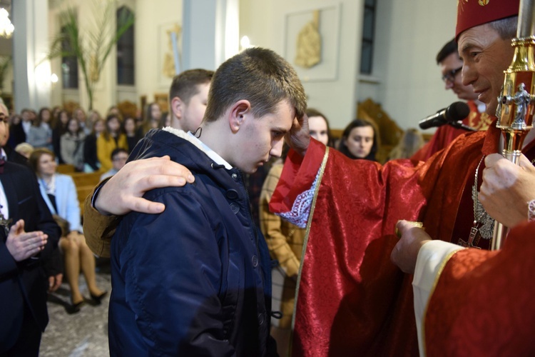 Bierzmowanie w par. Trójcy Przenajświętszej w Mielcu