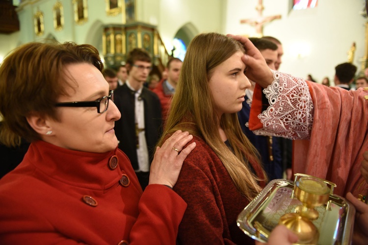 Bierzmowanie w Pleśnej